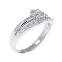 PT ダイヤモンド リング 0.304CT