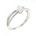 PT ダイヤモンドリング 0.311ct F IF 3EXT H&C