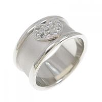 PT ハート ダイヤモンド リング 0.16CT
