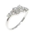 PT フラワー ダイヤモンド リング 0.50CT