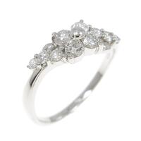 PT フラワー ダイヤモンド リング 0.50CT