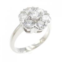 PT フラワー ダイヤモンド リング 1.527CT