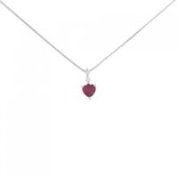 PT ルビー ネックレス 0.43CT