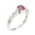 PT ルビー リング 0.39CT