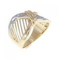 PT/K18YG ダイヤモンド リング 0.03CT