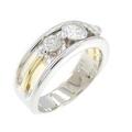 PT/K18YG ダイヤモンド リング 0.36CT