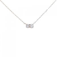 【リメイク】K18PG ダイヤモンド ネックレス 0.16CT