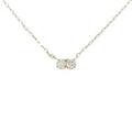 【リメイク】K18YG ダイヤモンド ネックレス 0.16CT