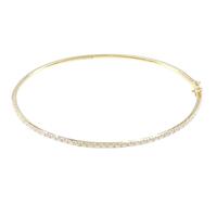 【リメイク】K18YG ダイヤモンド バングル 0.65CT