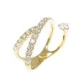 【リメイク】K18YG ダイヤモンド ピンキーリング 0.35CT