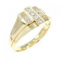 【リメイク】K18YG ダイヤモンド リング 0.2ct