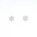 【リメイク】プラチナダイヤモンドピアス 0.567CT 0.584CT E?F I1 GOOD
