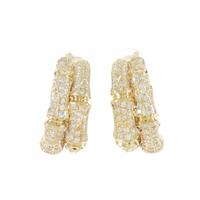 【ヴィンテージ】カルティエ バンブー シリーズ ピアス