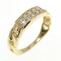 【新品】K18YG ダイヤモンド リング 0.14CT
