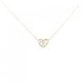 サマンサティアラ ハート ダイヤモンドネックレス 0.03CT