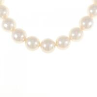 シルバークラスプ アコヤパール ネックレス 9.5?10mm