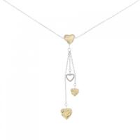 ティファニー マルチハートドロップペンダント ネックレス