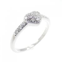 ポンテヴェキオ ハート ダイヤモンドリング 0.12CT