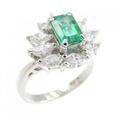 ミキモト エメラルドリング 0.64CT