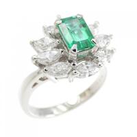 ミキモト エメラルドリング 0.64CT