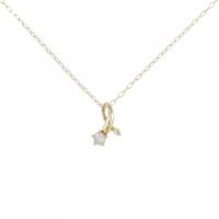 K18YG ダイヤモンド ネックレス 0.11CT