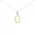 K18WG ベリル ネックレス 2.84CT
