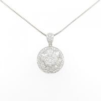 750WG ダイヤモンド ネックレス