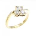 K18YG ダイヤモンド リング 0.421CT