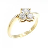 K18YG ダイヤモンド リング 0.421CT
