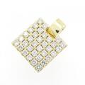 K18YG パヴェ ダイヤモンド ペンダント 1.00CT