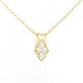 K18YG/750YG ダイヤモンド ネックレス 0.20CT