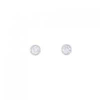 PT ソリティア ダイヤモンド ピアス 0.40CT