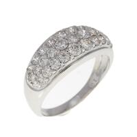 PT パヴェ ダイヤモンド リング 1.01CT