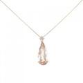 K18PG モルガナイト ネックレス 6.95CT