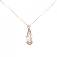 K18PG モルガナイト ネックレス 6.95CT