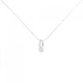 K18WG ダイヤモンド ネックレス 0.12CT