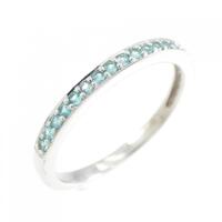 K18WG トルマリン リング 0.16CT