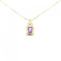 K18YG アメジスト ネックレス 1.51CT