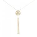 K18YG ダイヤモンド ネックレス 0.13CT