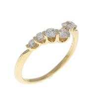 K18YG ダイヤモンド リング 0.31CT