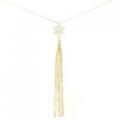 K18YG フラワー ダイヤモンド ネックレス 0.52CT