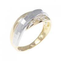 K18YG/PT ダイヤモンド リング