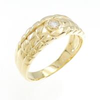 【新品】K18YG ダイヤモンド リング 0.10CT