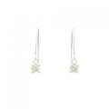 K18WG ダイヤモンド ピアス 0.32CT