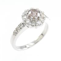 K18WG ダイヤモンド リング 1.00CT