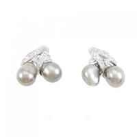 PT 黒蝶パール ピアス