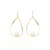 【新品】K18YG アコヤパール ピアス 7.1mm