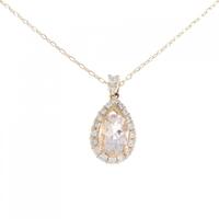 K18PG ベリル ネックレス 1.09CT