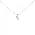 K18WG ダイヤモンド ネックレス 0.12CT