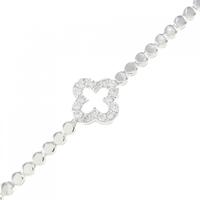 K18WG ダイヤモンド ブレスレット 0.15CT